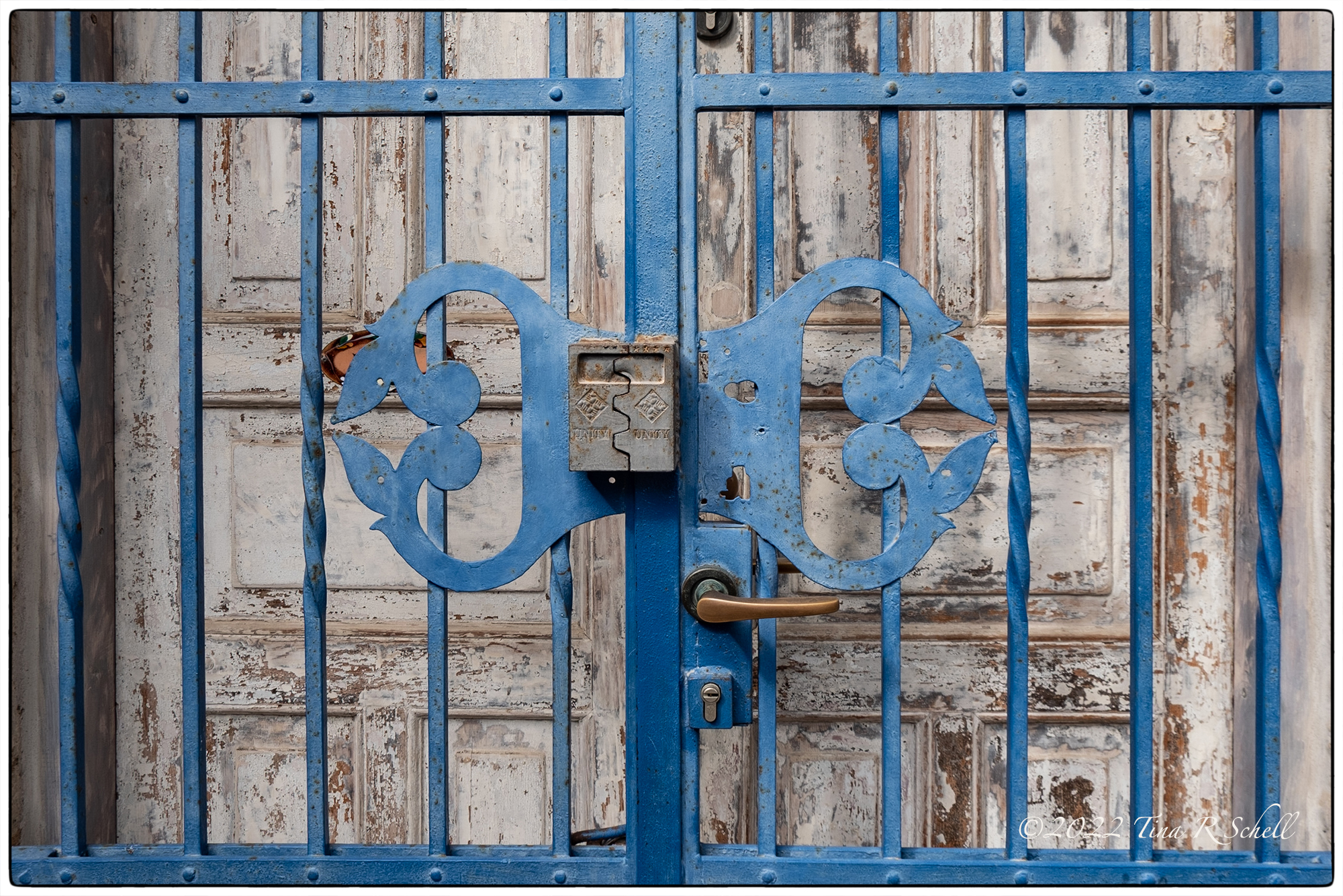 doors, gate, blue, ancient, Jaffa